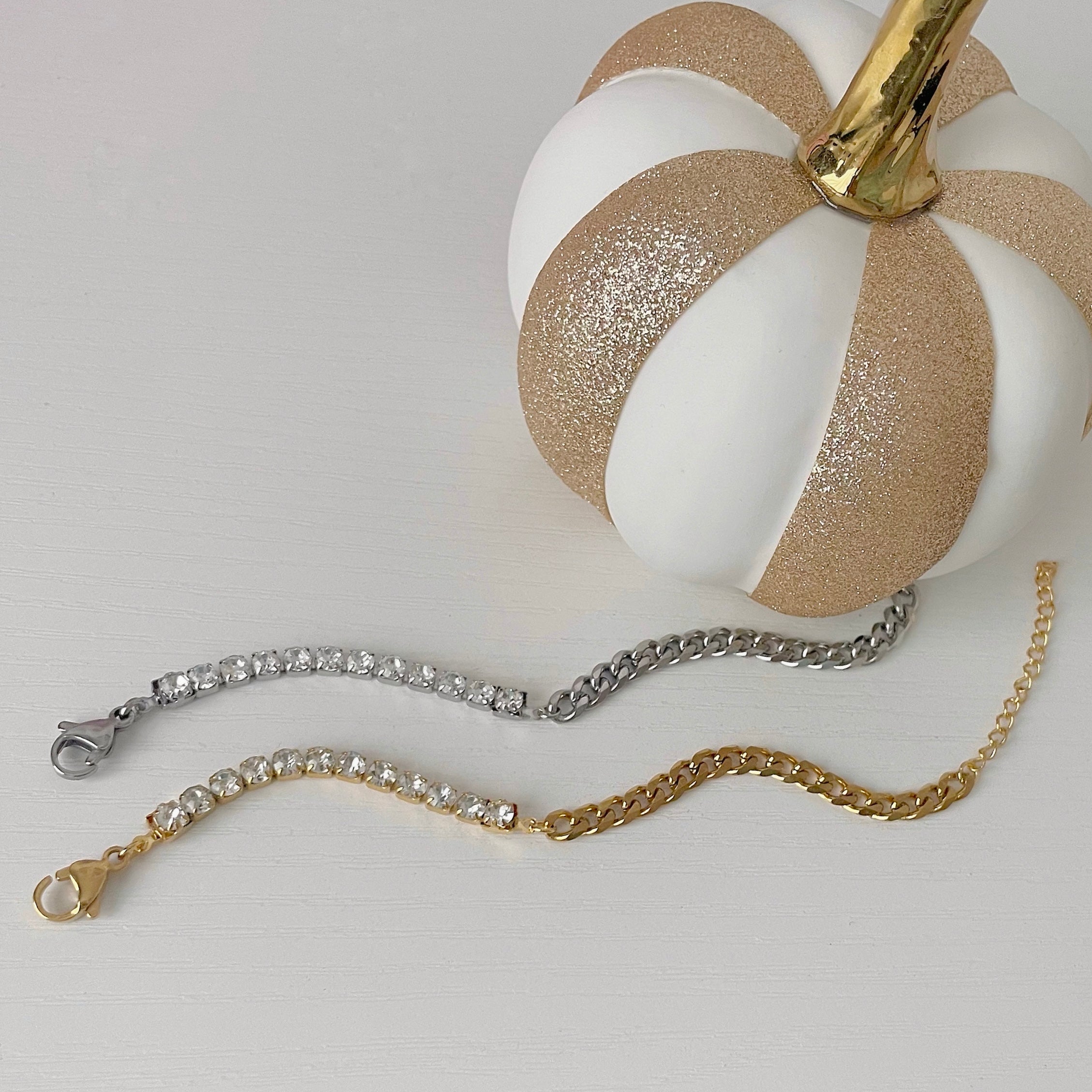 Pulsera de tenis de la mejor mitad