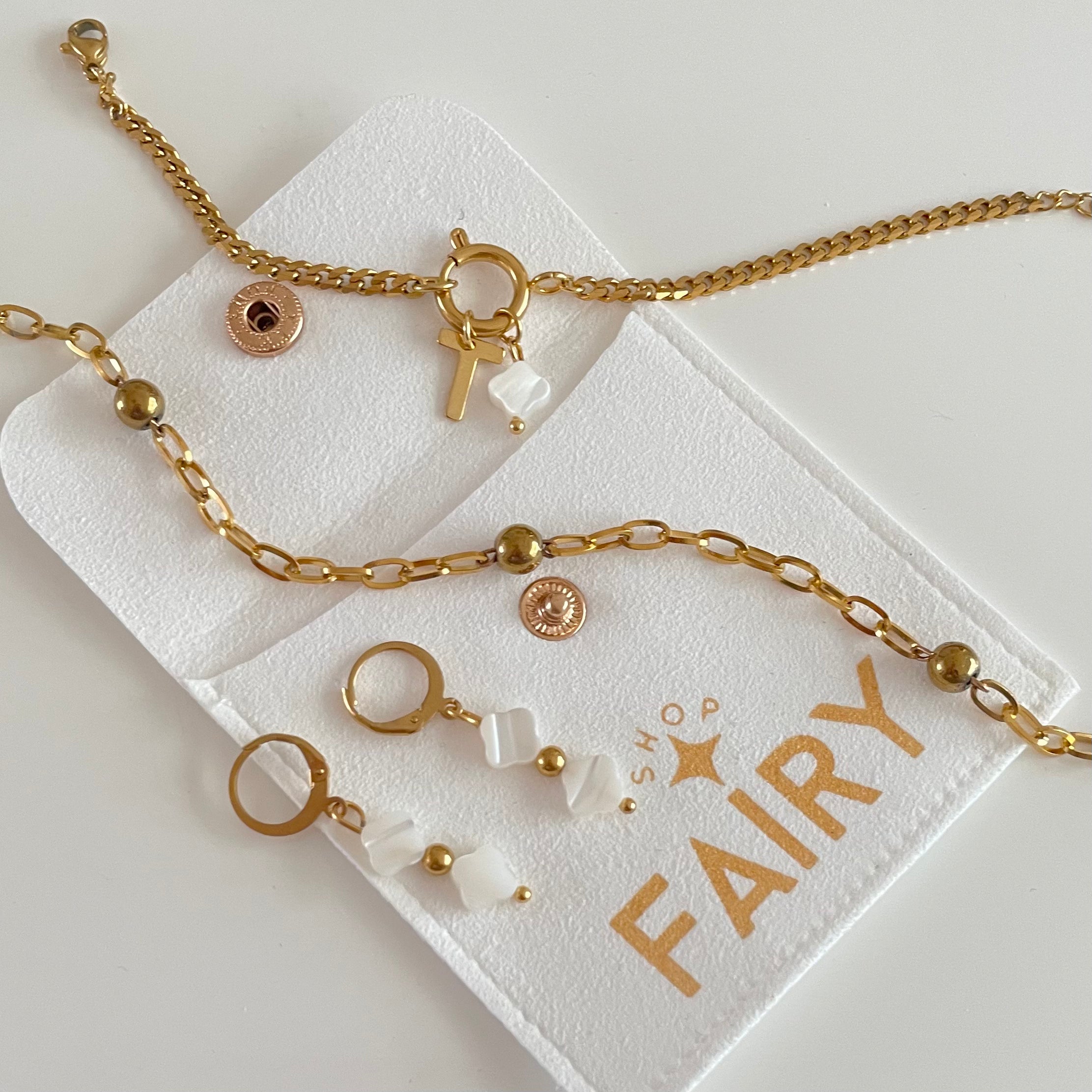 Aros de gota de trébol