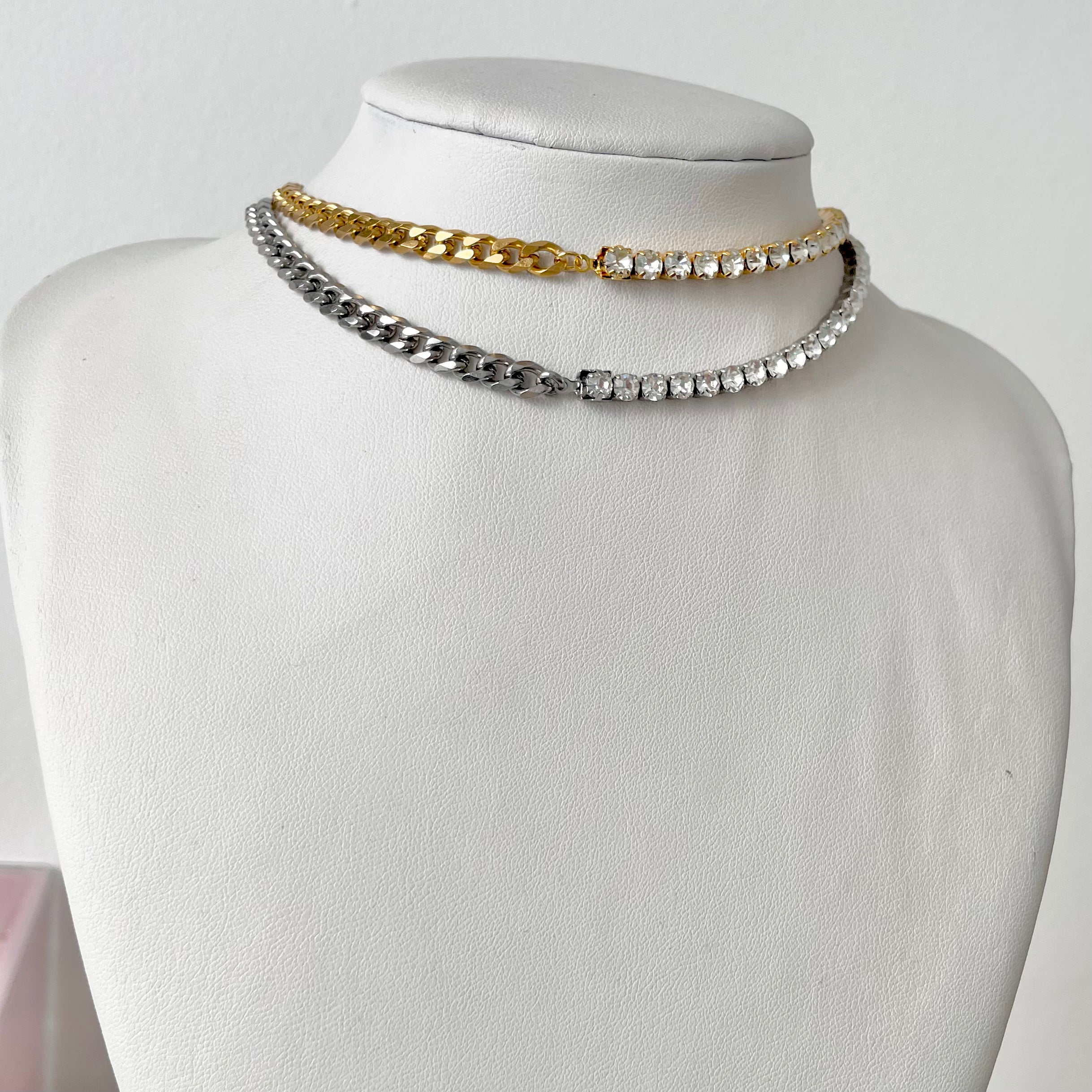 waterproof tennis necklace choker