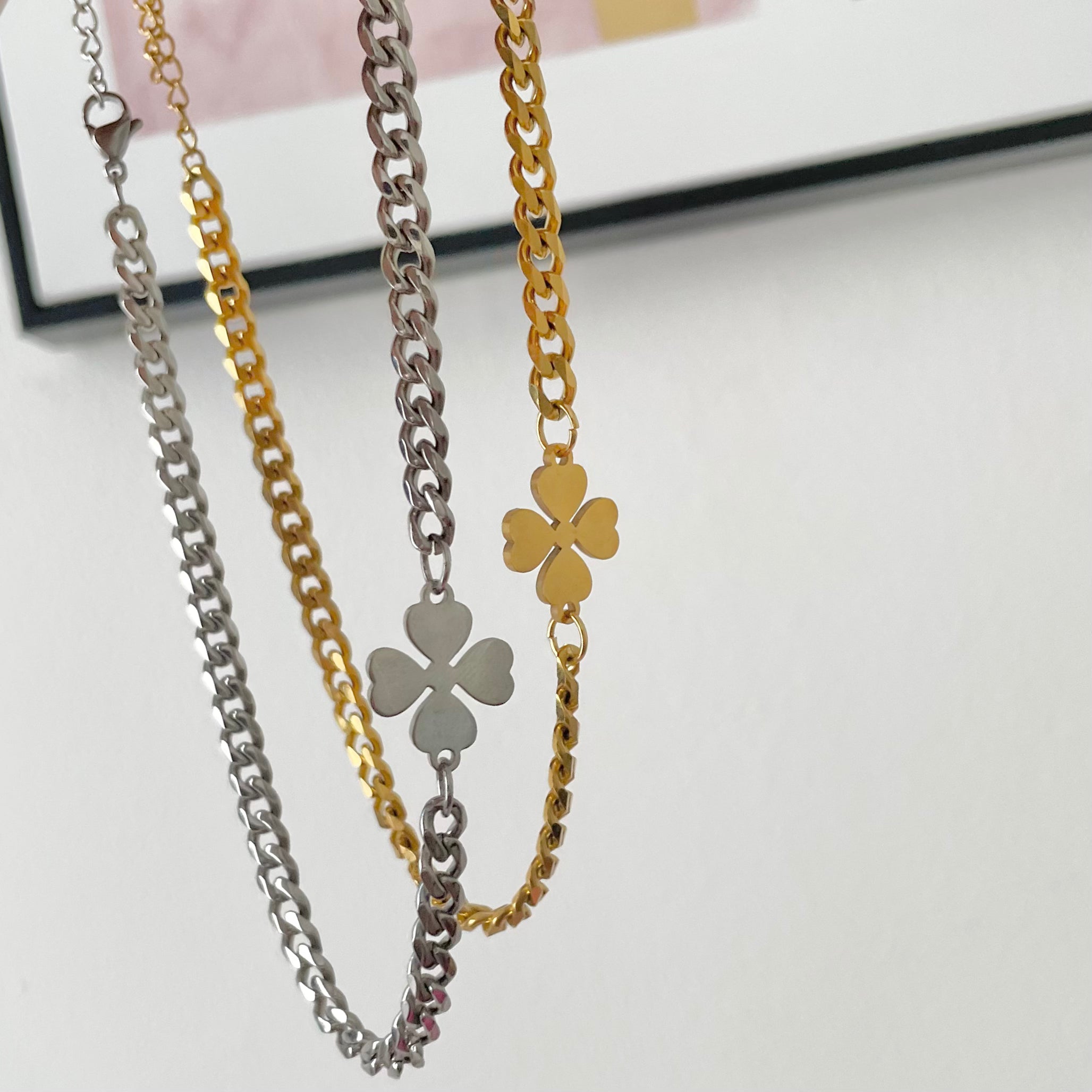Hypoallergenic Clover Necklaces