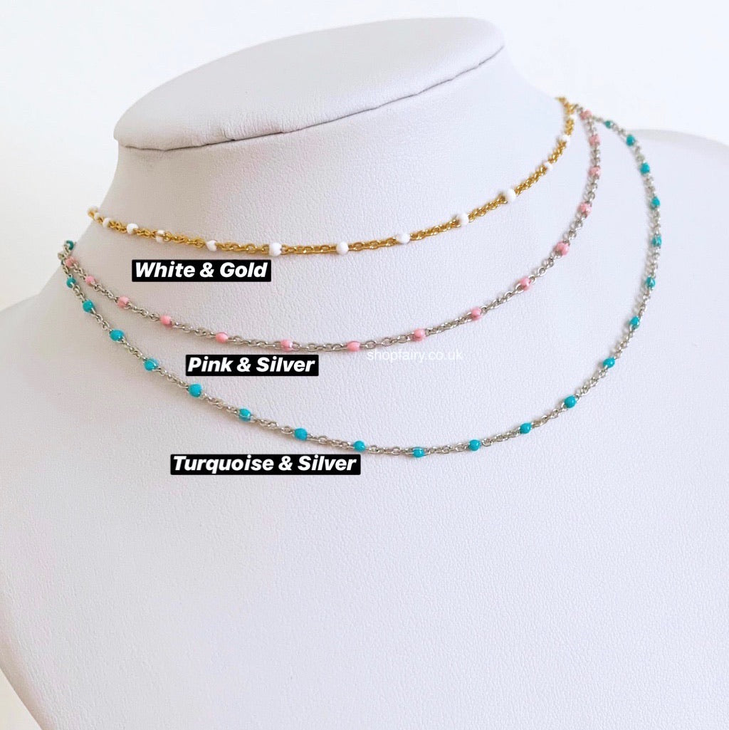 colourful summer necklaces
