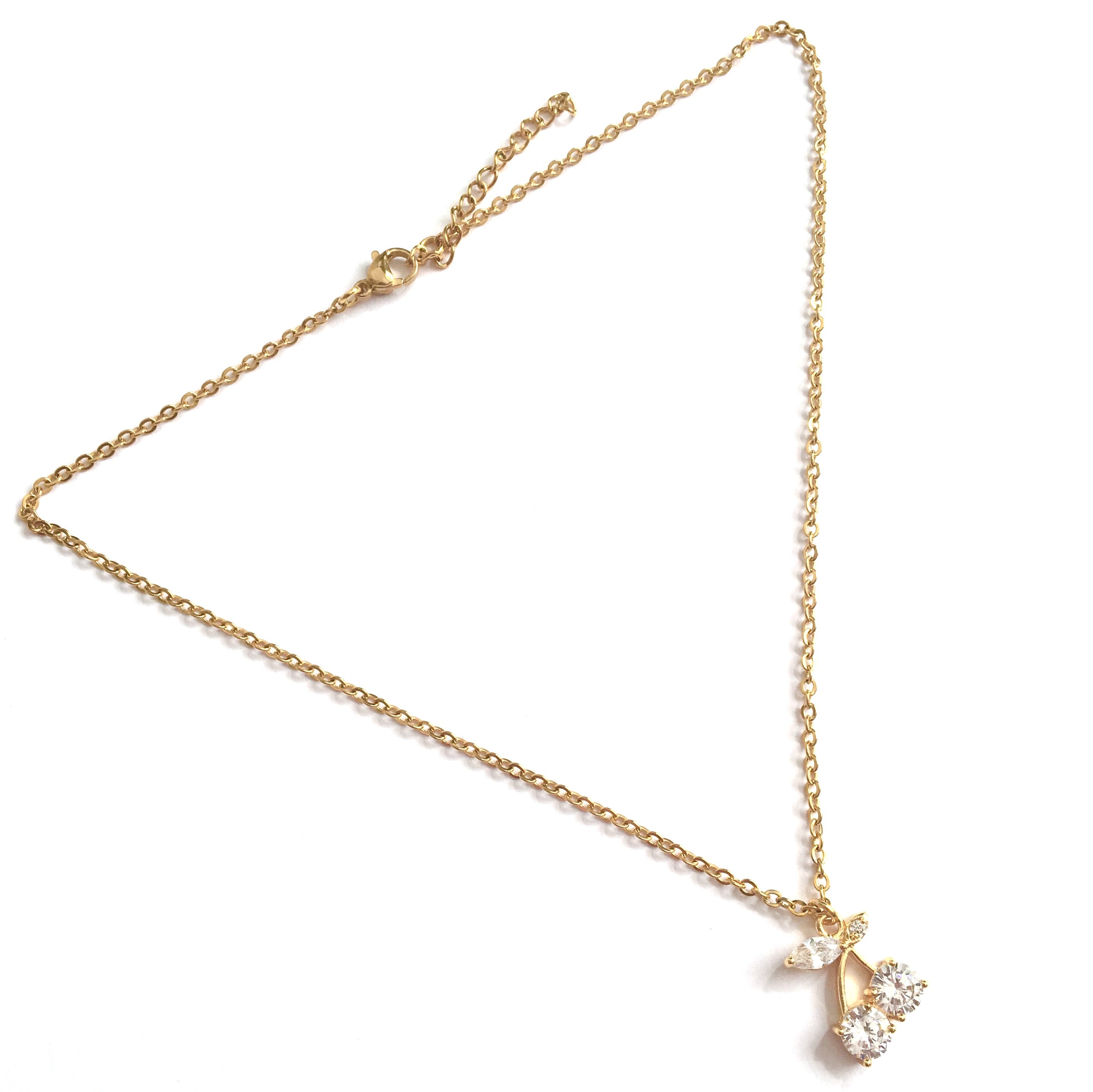 crystal Cherry Necklace