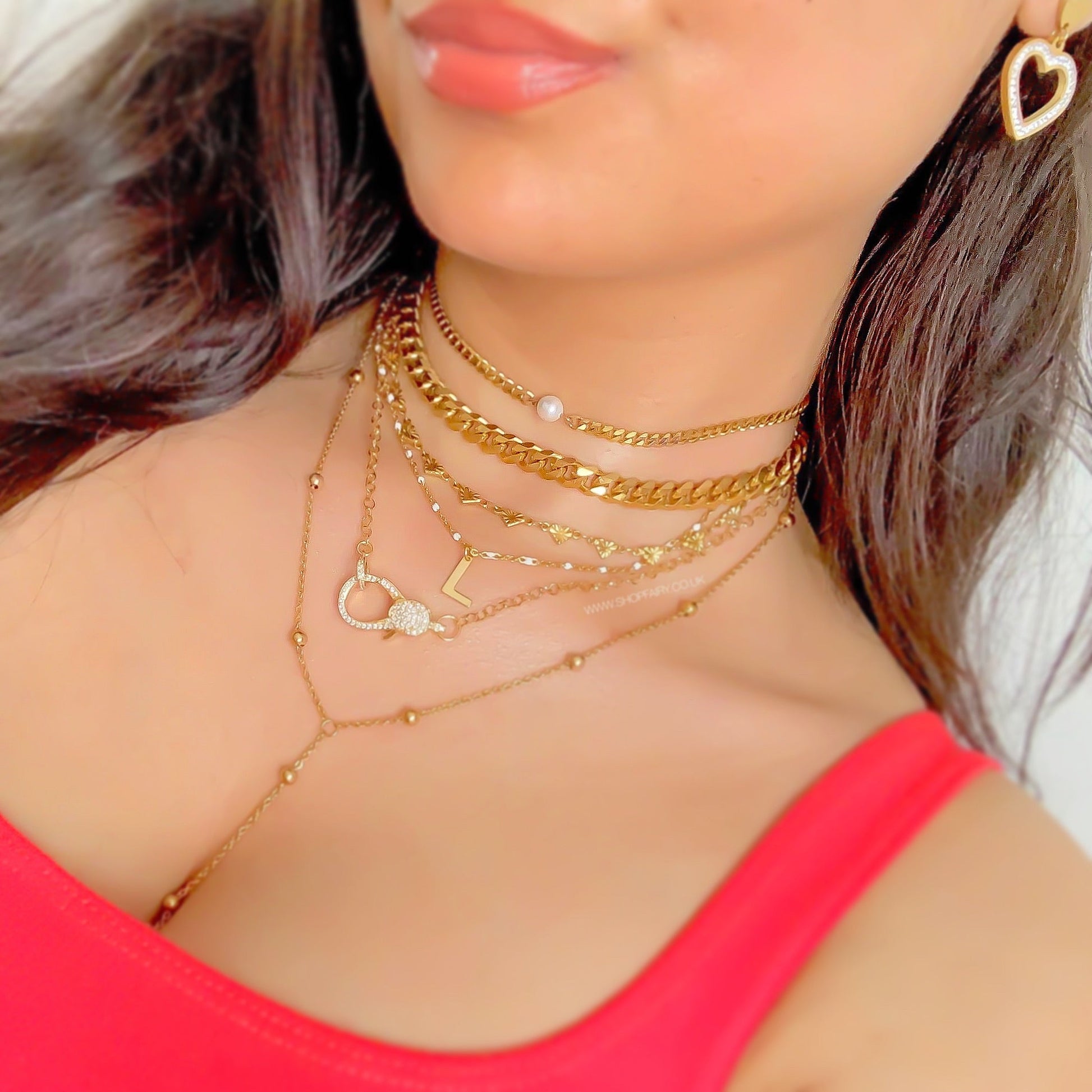 gold stainless steel jewellery UK