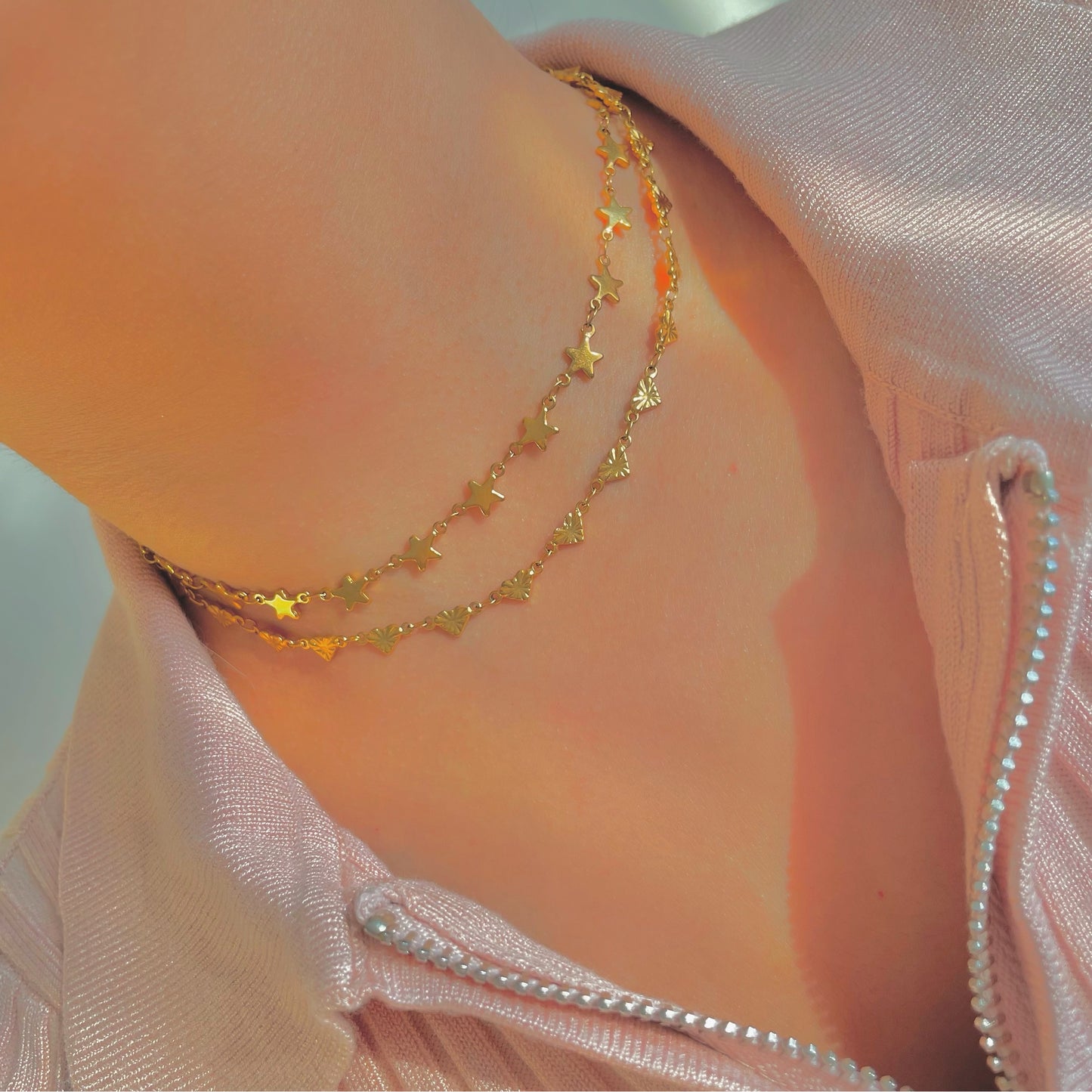 Starry Heart Chains GOLD