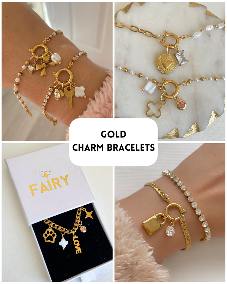 Gold Charm Bracelets