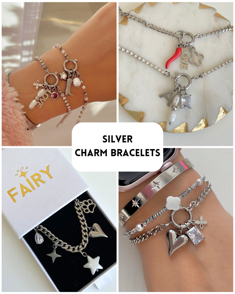 Silver Charm Bracelets