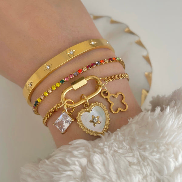 Gold Charm Bracelets