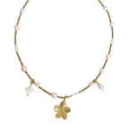 Amalfi Glow Pearl and Bead Necklace