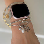 Oval Dainty Link Charm Bracelet Silver