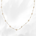 dainty pearl necklace in gold shopfairy uk small business
