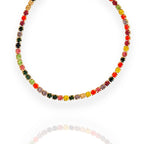 Dainty Rainbow Tennis Bracelet Gold
