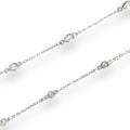 Dainty Crystal Necklaces Silver