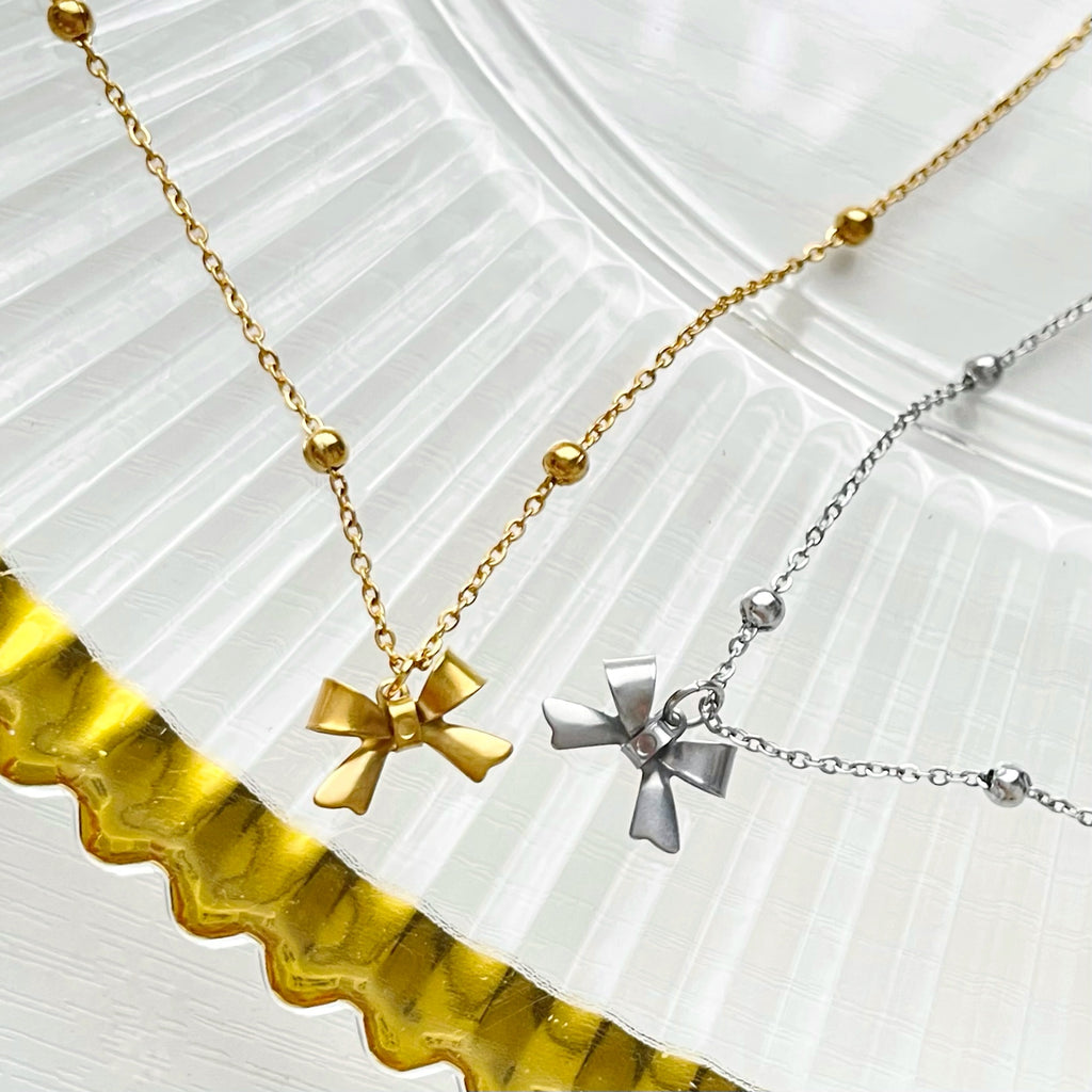 Dainty Ribbon Necklace