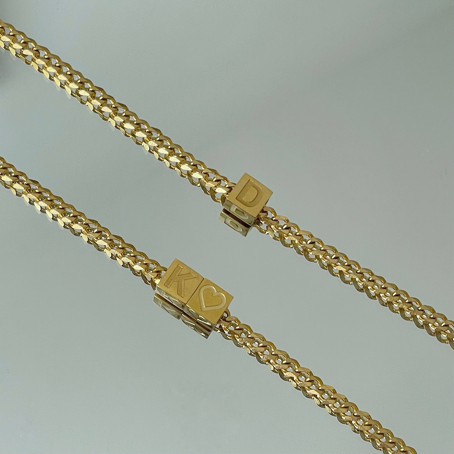 Dice Initial Necklace UK