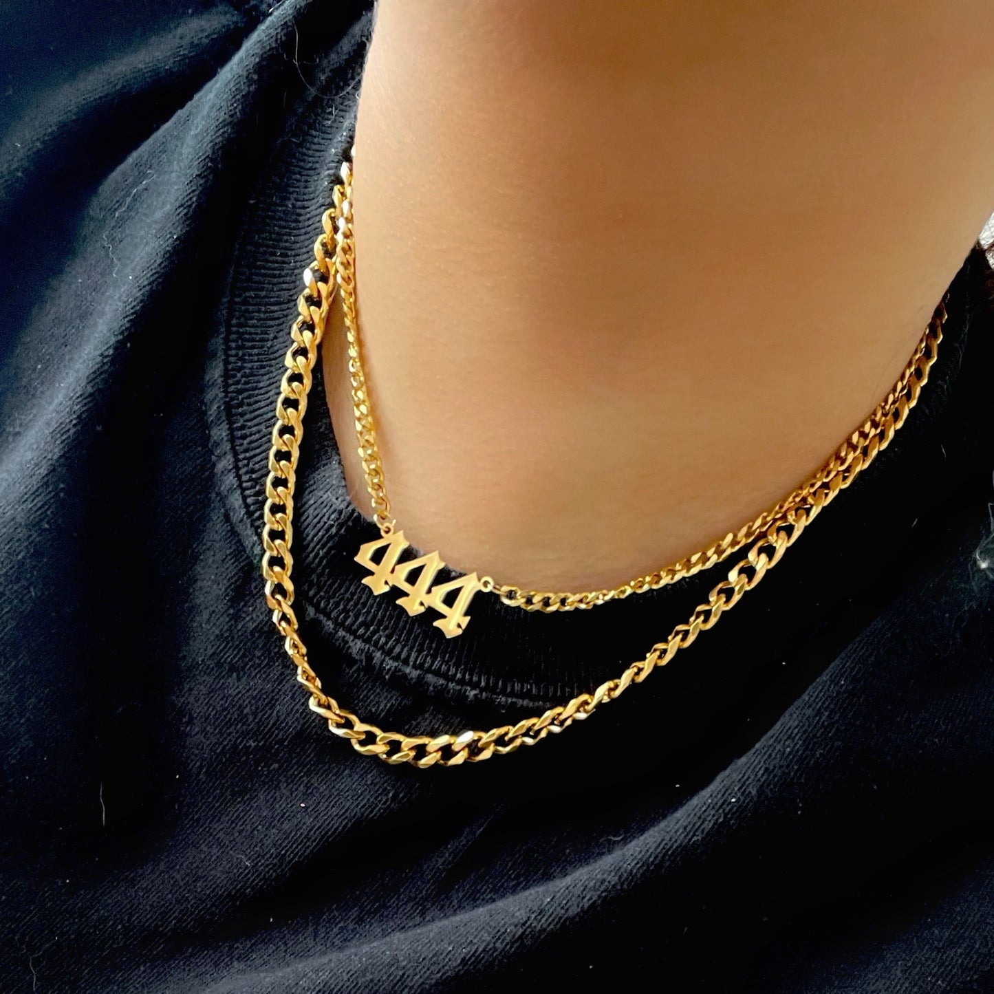 Angel Number Necklace GOLD