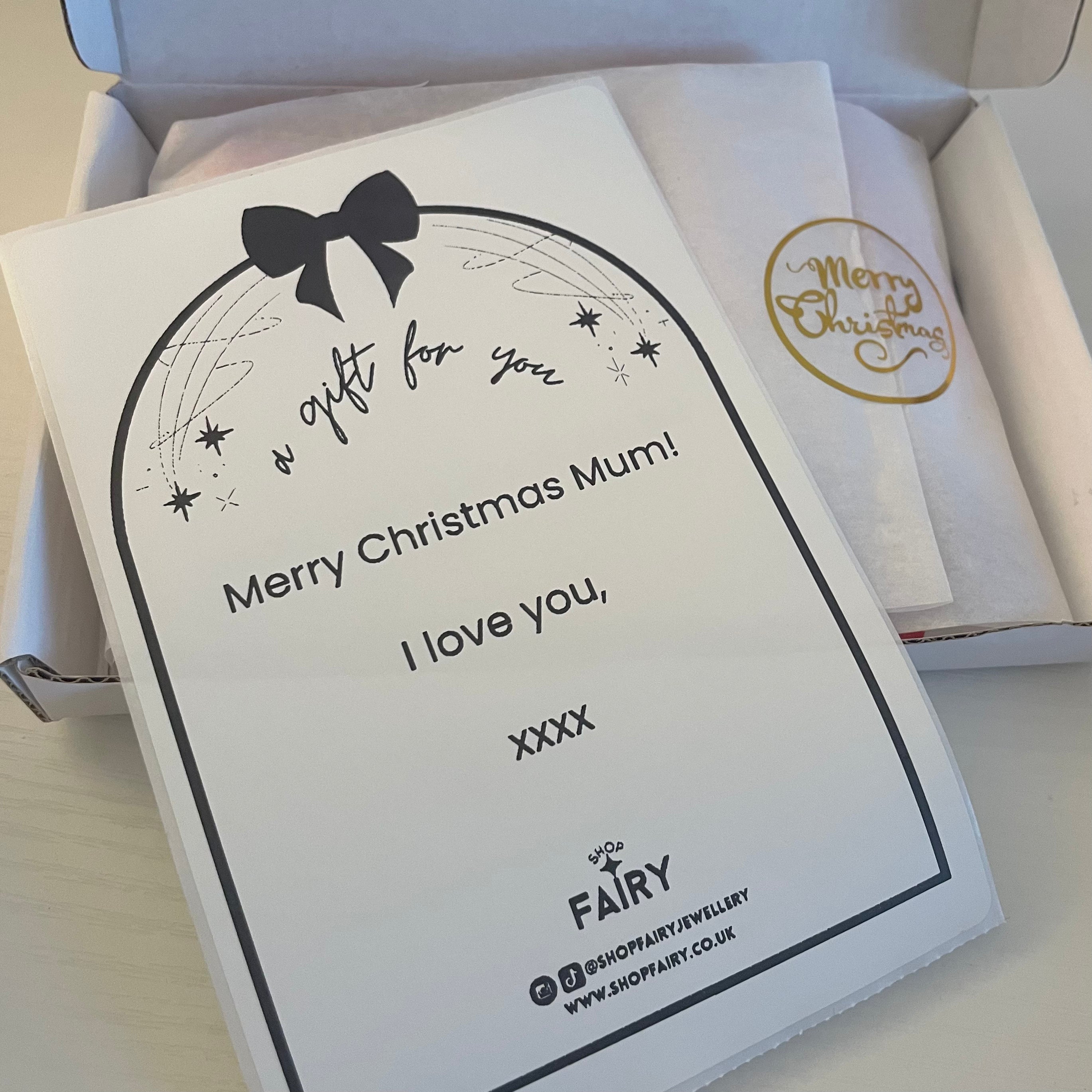 Gift Box and Free Gift Note