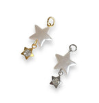 Starry Pearl Drop Charm