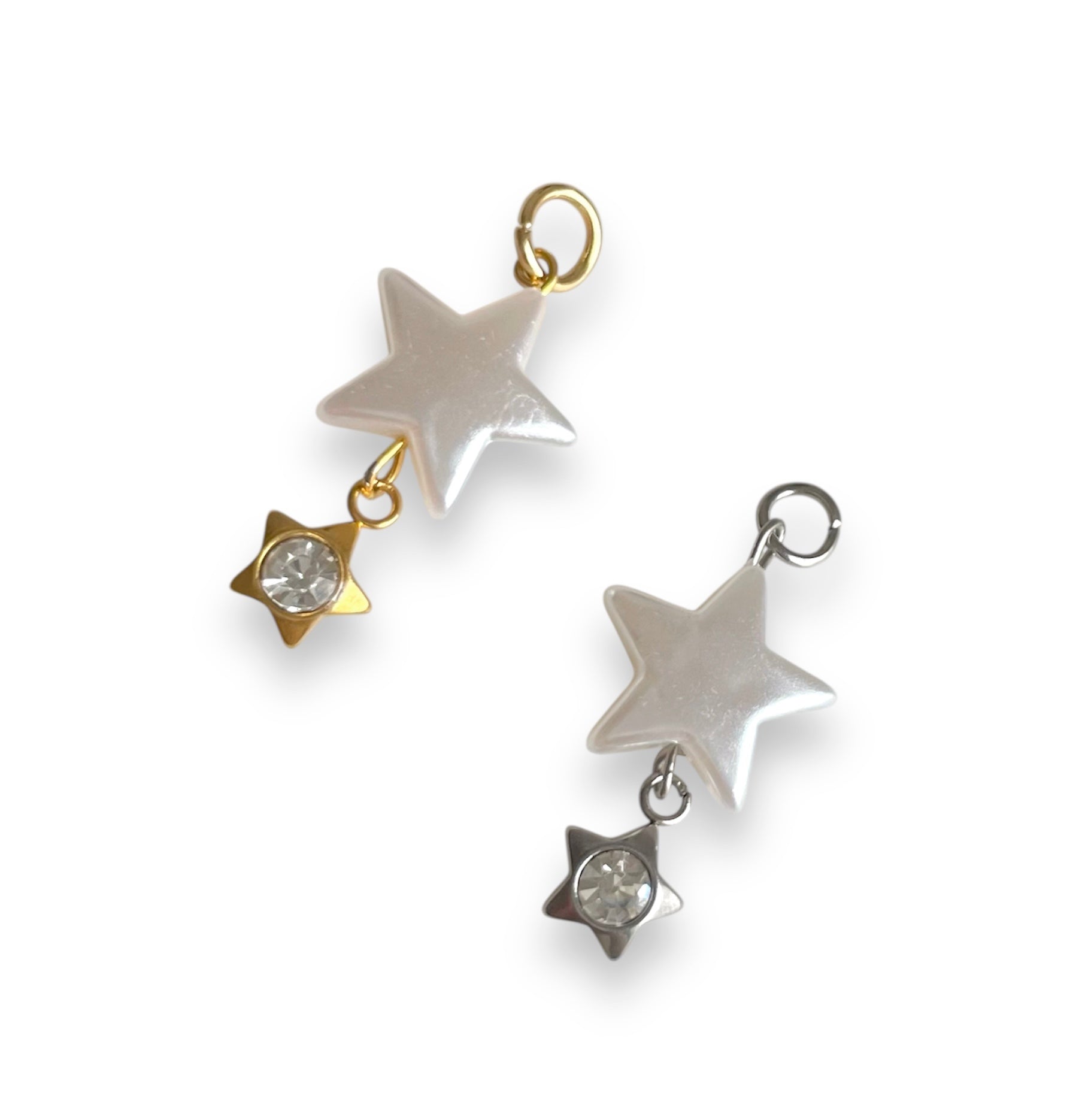 Starry Pearl Drop Charm