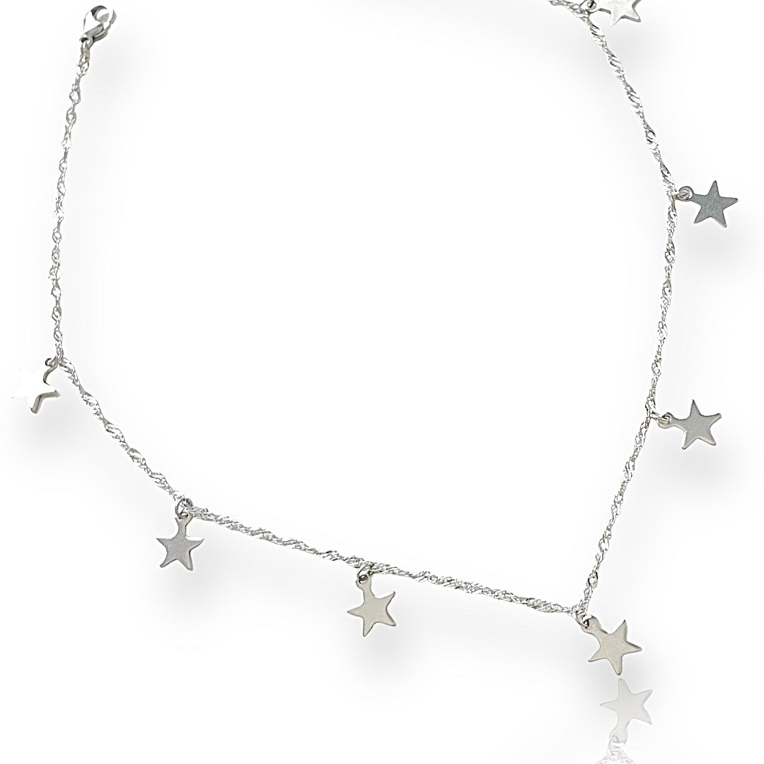 Lustre Star Necklace SILVER