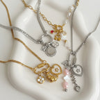 Crystal Croissant Charm