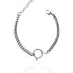 Gleaming Charm Bracelet Silver