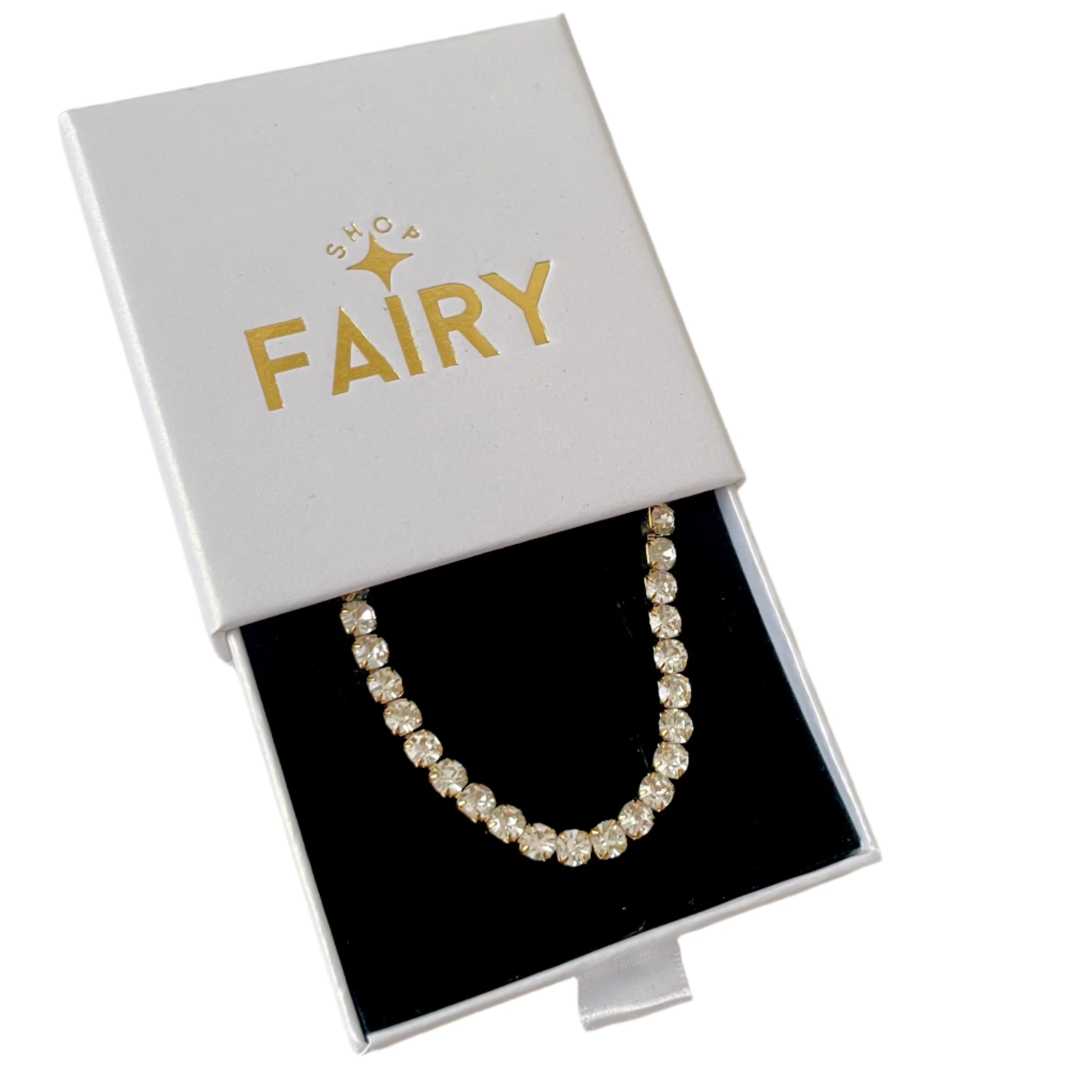 Gold Tennis Necklace 4mm