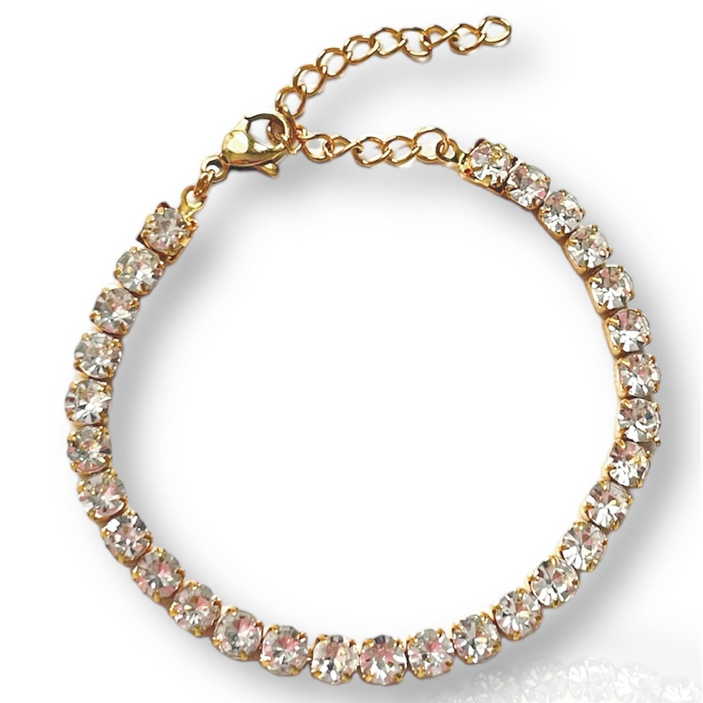 Grand Tennis Bracelet Gold