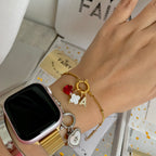 Gold Baby Crystal Initial Charm