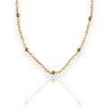 Lucky Girl Satellite Necklace Gold