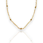 Lucky Girl Satellite Necklace Gold