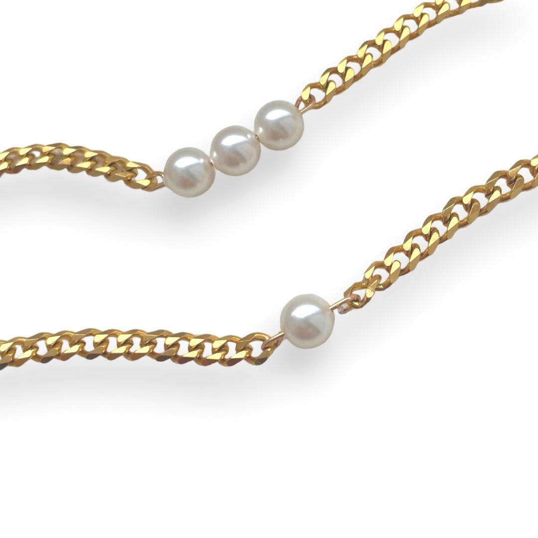 Lucky Pearl Chains Gold