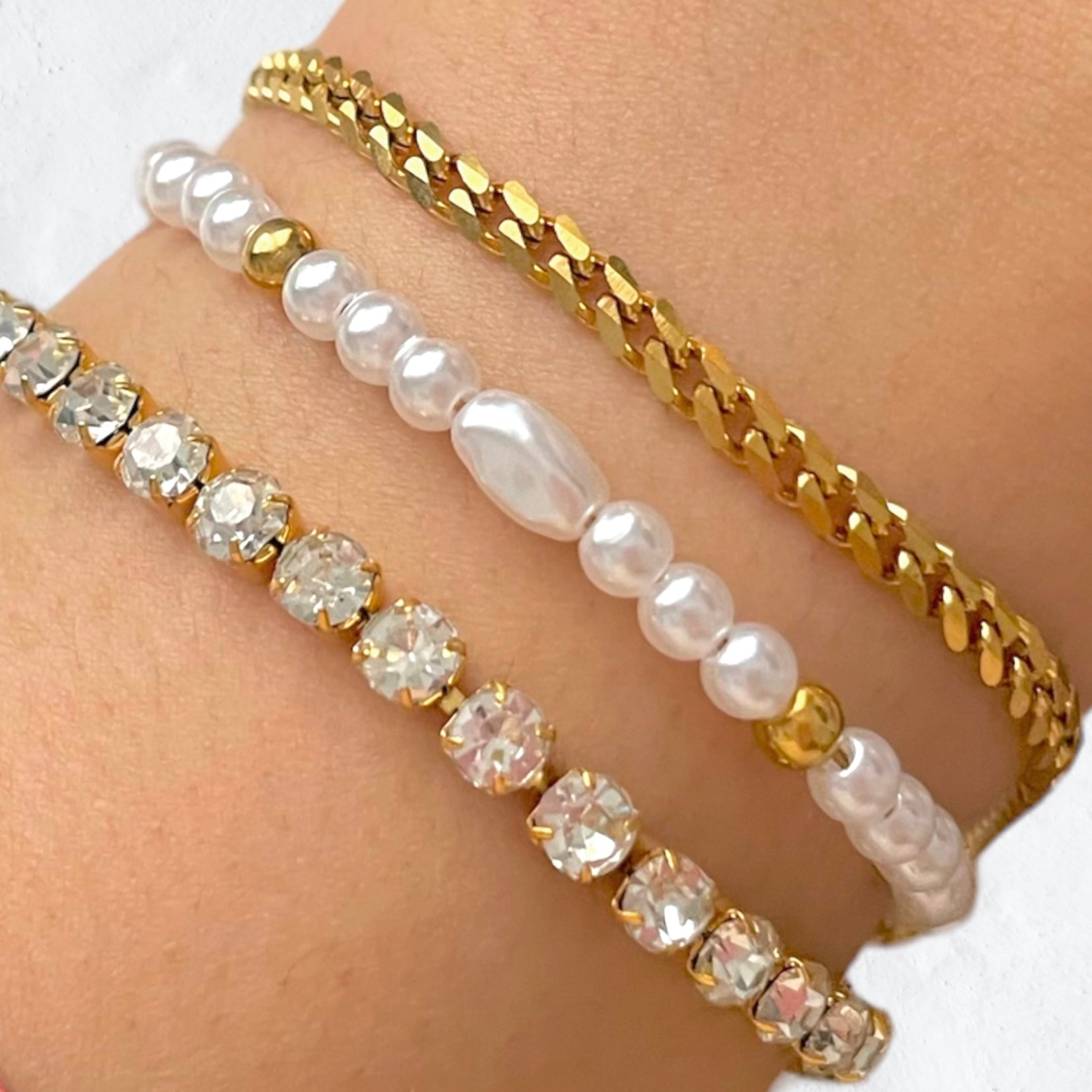 Mini Unisex Cuban Bracelet stack