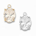 Oval Crystal Charm