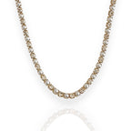 Pearl Tennis Necklace Gold