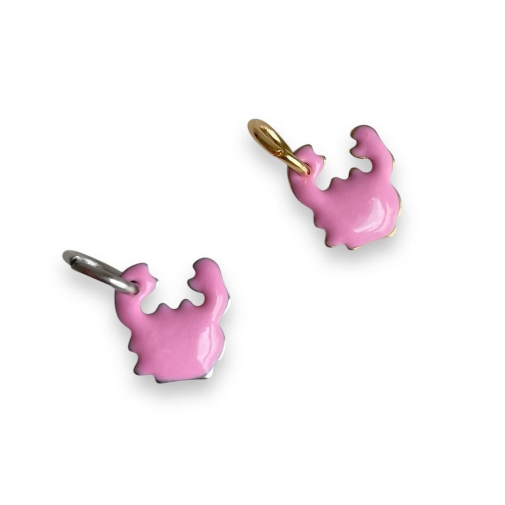 Pink Baby Crab Charm