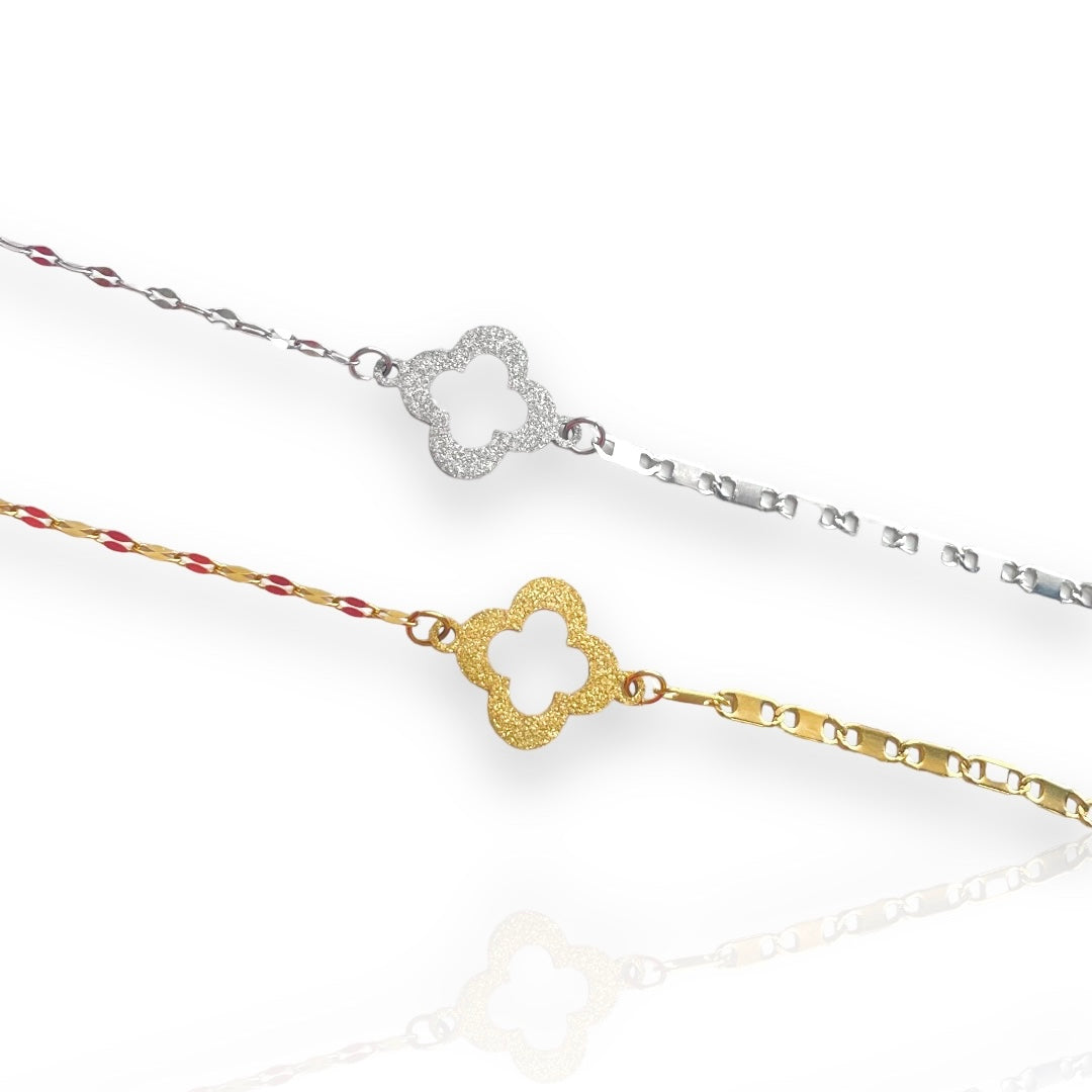 Shimmering Clover Bracelet
