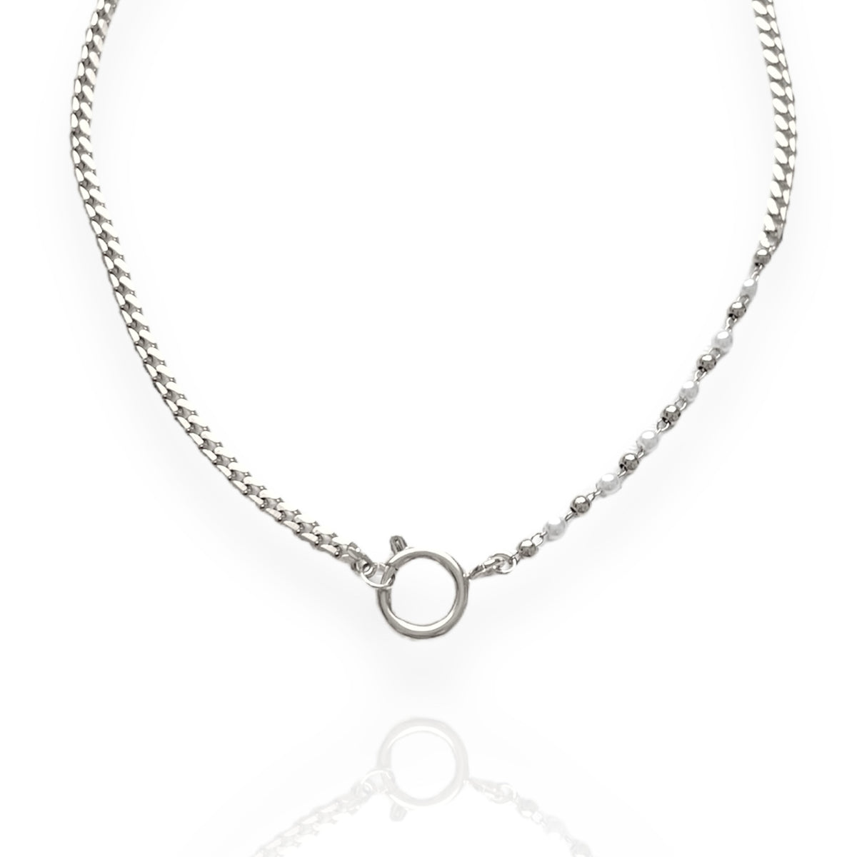 Starlight Pearl Charm Necklace