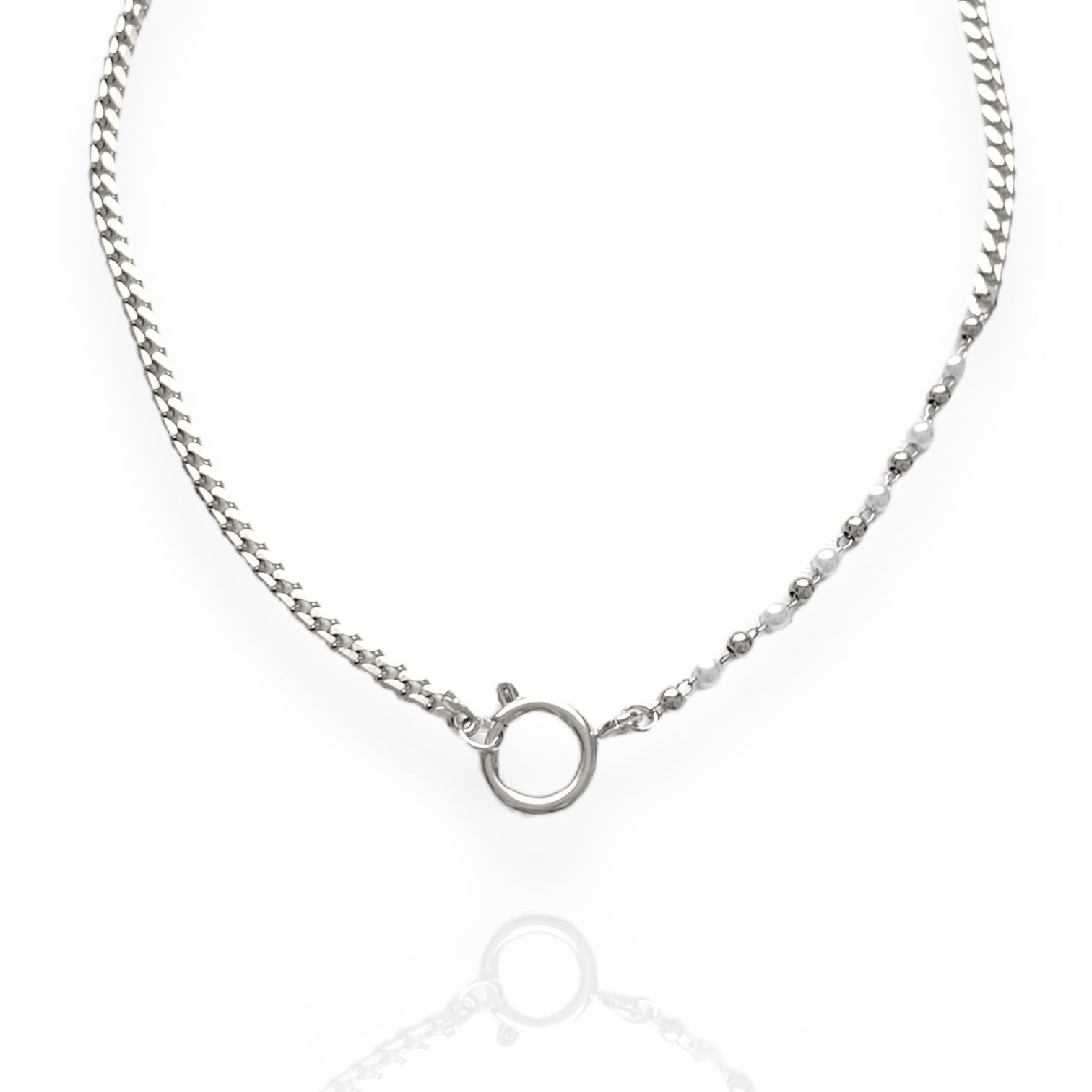 Starlight Pearl Charm Necklace
