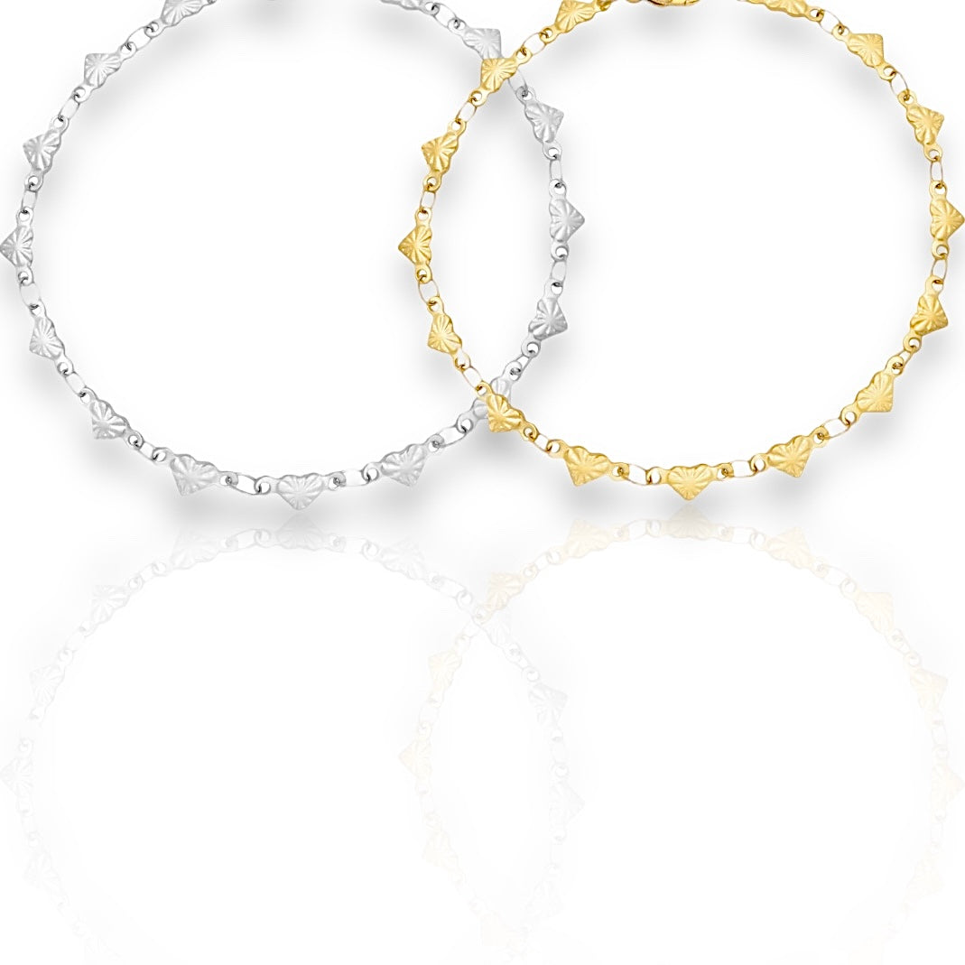 Strand of Hearts Bracelet