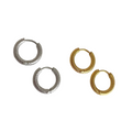 Textured Baby Hoops