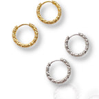 Tropic Hoops Dainty hoop earrings