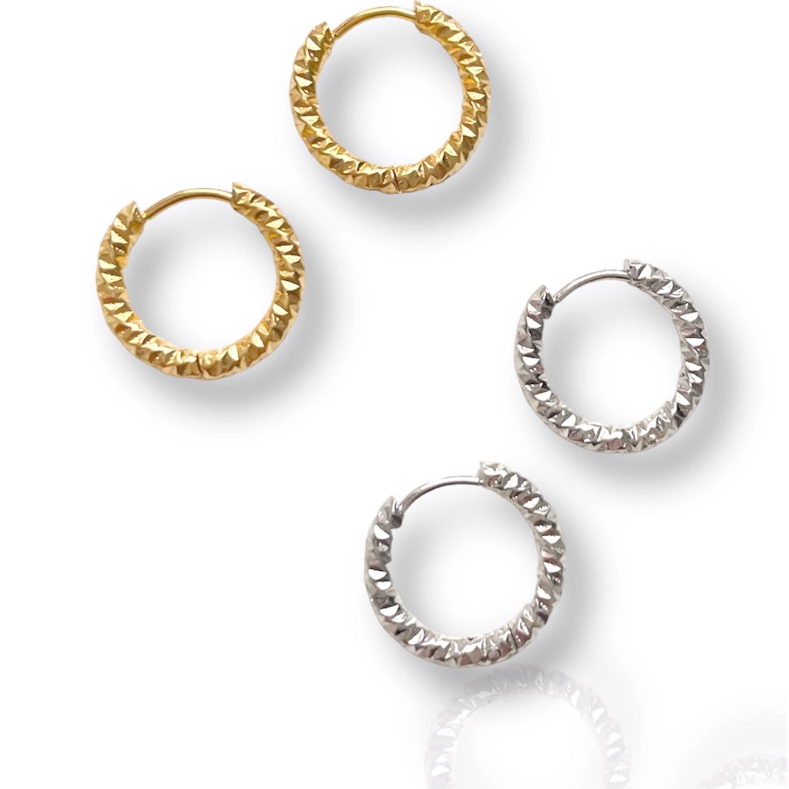 Tropic Hoops Dainty hoop earrings