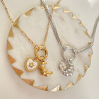 Crystal Croissant Charm