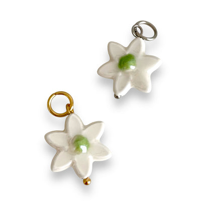 Ceramic Flower Charm