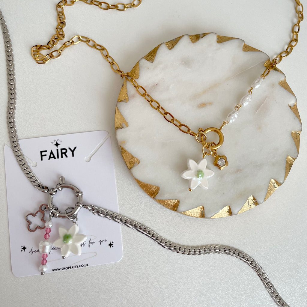Ceramic Flower Charm
