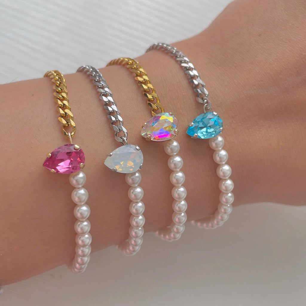 colourful beaded summer bracelets