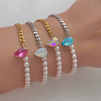 colourful beaded summer bracelets