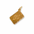 Gold Custard Cream Biscuit Charm