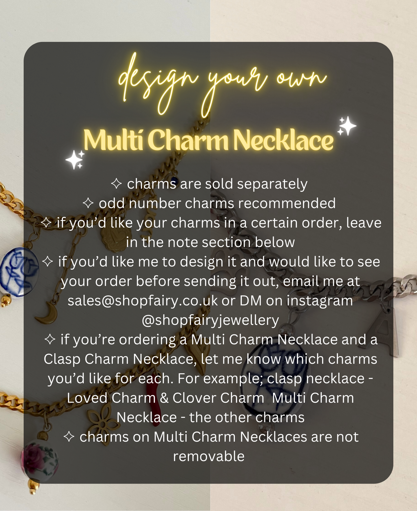 charm necklace