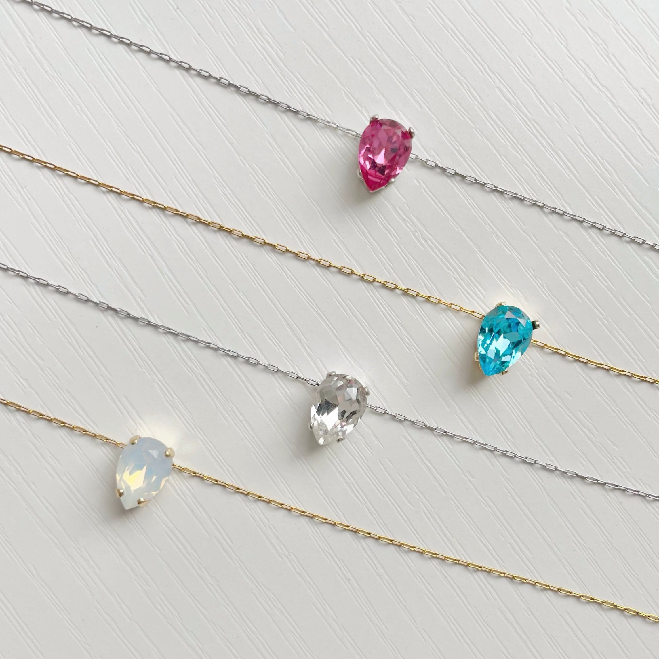 diamond floating necklace